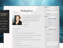 Tablet Screenshot of findingjimmy.com
